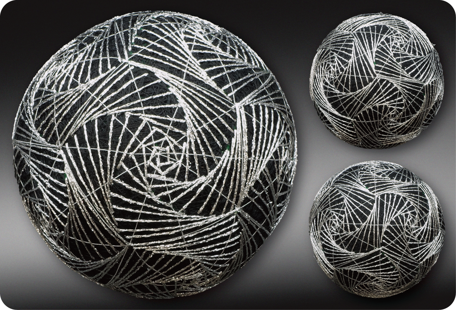 おひとつ限定の作品てまり「をわ」